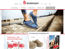 Tablet Screenshot of berkemann.com